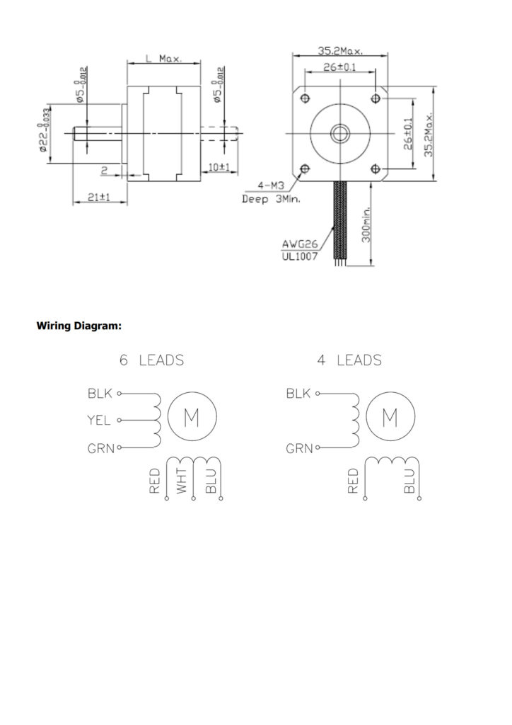 nema14 stepper motor oe35hm 0.9 degree 2